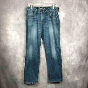 Lucky Brand Jeans Mens 33x30 Blue 221 Original Straight Classiccore Casual Denim